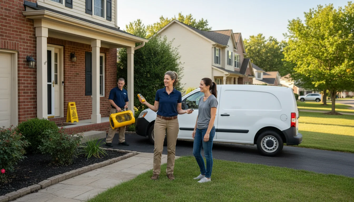 Water restoration image for Dehumidification And Cleanup Services in Richmond, MA